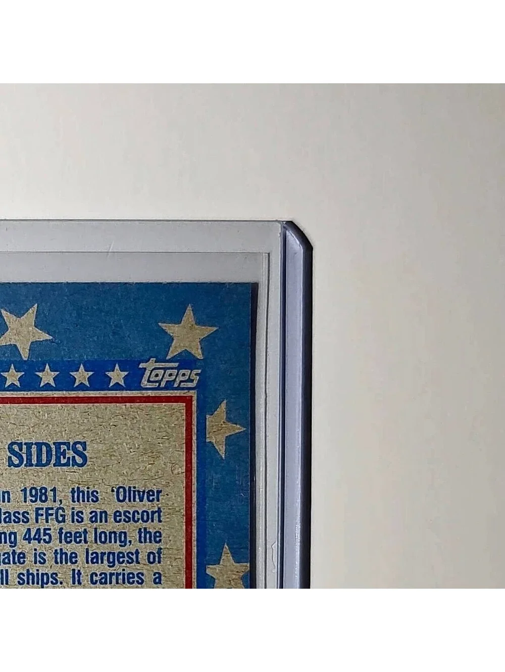 USS Sides 1991 Topps Desert Storm #126 Card